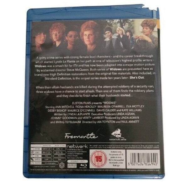 WIDOWS SERIES 1 TO 2 COMPLETE COLLECTION  [UK] NEW BLURAY Case Is Damaged. - Picture 2 of 3